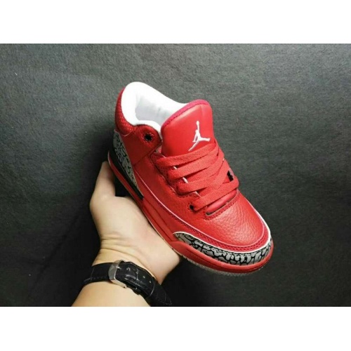 Cheap Air Jordan 3 III Kids Shoes For Kids #518177 Replica Wholesale [$46.00 USD] [ITEM#518177] on Replica Air Jordan 3 III Kids shoes