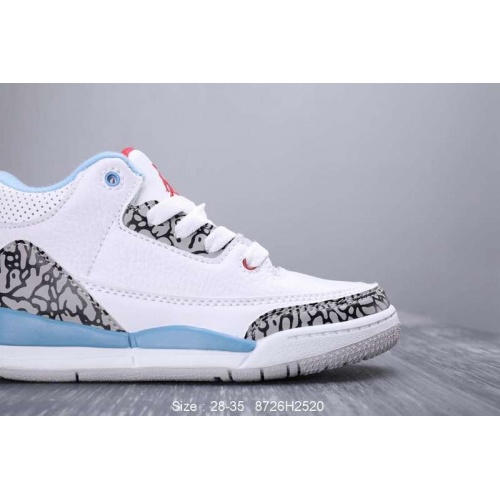 Cheap Air Jordan 3 III Kids Shoes For Kids #518178 Replica Wholesale [$46.00 USD] [ITEM#518178] on Replica Air Jordan 3 III Kids shoes