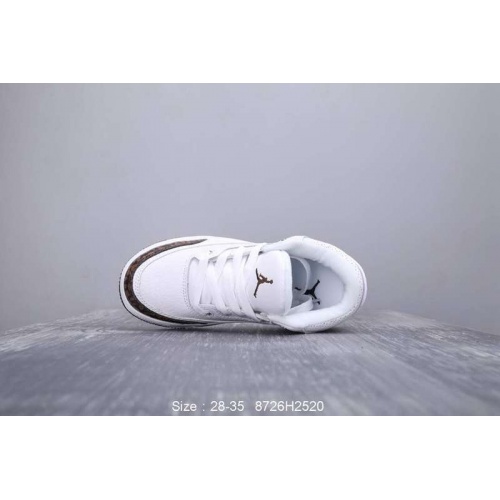 Cheap Air Jordan 3 III Kids Shoes For Kids #518182 Replica Wholesale [$46.00 USD] [ITEM#518182] on Replica Air Jordan 3 III Kids shoes