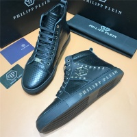 Cheap Philipp Plein PP High Tops Shoes For Men #515292 Replica Wholesale [$88.00 USD] [ITEM#515292] on Replica Philipp Plein PP High Tops Shoes