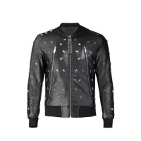 Cheap Philipp Plein PP Leather Jackets Long Sleeved For Men #517577 Replica Wholesale [$108.00 USD] [ITEM#517577] on Replica Philipp Plein PP Down Jackets