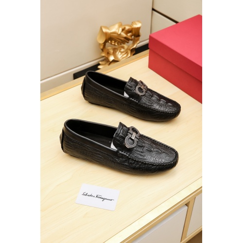 Cheap Salvatore Ferragamo Leather Shoes For Men #518644 Replica Wholesale [$68.00 USD] [ITEM#518644] on Replica Salvatore Ferragamo Leather Shoes