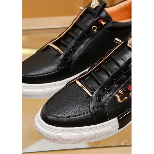 Cheap Versace Casual Shoes For Men #518821 Replica Wholesale [$76.00 USD] [ITEM#518821] on Replica Versace Flat Shoes