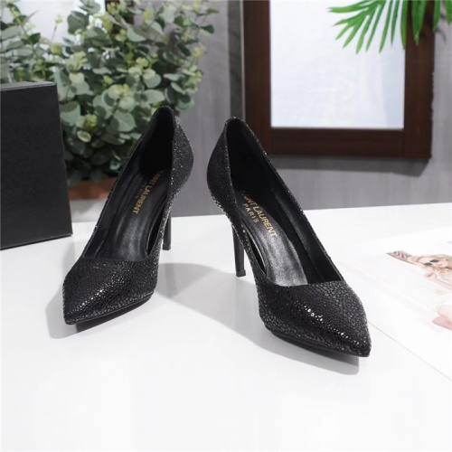 Cheap Yves Saint Laurent YSL High-Heeled Shoes For Women #519407 Replica Wholesale [$80.00 USD] [ITEM#519407] on Replica Yves Saint Laurent YSL High-Heeled Shoes