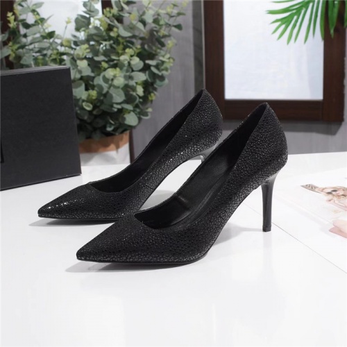 Cheap Yves Saint Laurent YSL High-Heeled Shoes For Women #519407 Replica Wholesale [$80.00 USD] [ITEM#519407] on Replica Yves Saint Laurent YSL High-Heeled Shoes