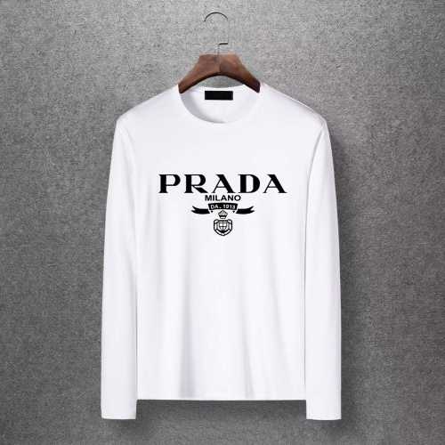 Cheap Prada T-Shirts Long Sleeved For Men #520183 Replica Wholesale [$27.00 USD] [ITEM#520183] on Replica Prada T-Shirts
