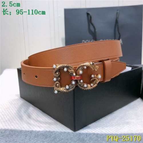 Cheap Dolce &amp; Gabbana D&amp;G AAA Belts For Women #521386 Replica Wholesale [$70.00 USD] [ITEM#521386] on Replica Dolce &amp; Gabbana D&amp;G AAA Quality Belts