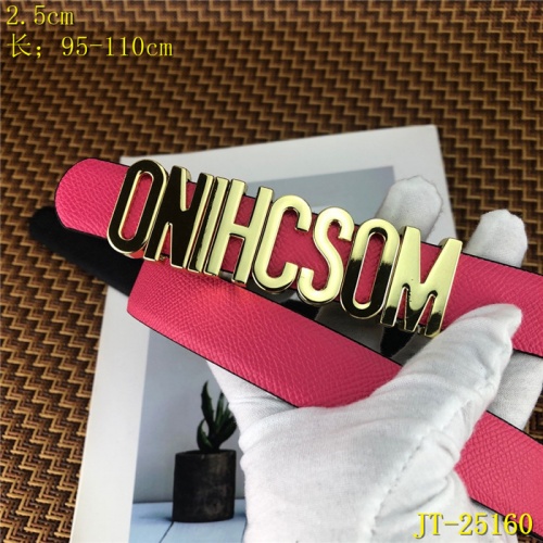 Cheap Moschino AAA Quality Belts For Women #521399 Replica Wholesale [$66.00 USD] [ITEM#521399] on Replica Moschino AAA Quality Belts