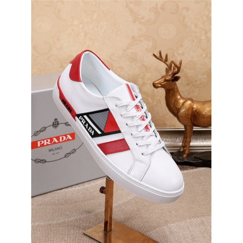 Cheap Prada New Shoes For Men #521450 Replica Wholesale [$72.00 USD] [ITEM#521450] on Replica Prada Flat Shoes