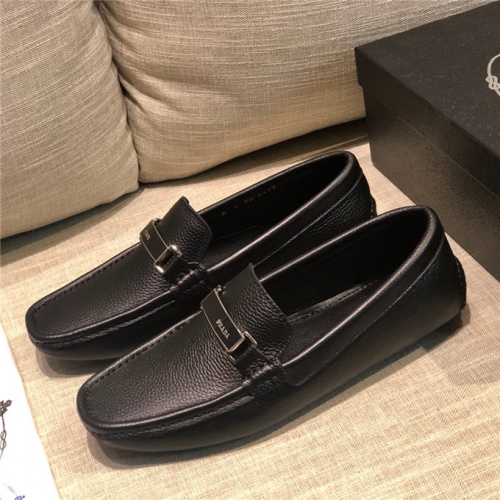 Cheap Prada Leather Shoes For Men #521472 Replica Wholesale [$80.00 USD] [ITEM#521472] on Replica Prada Leather Shoes