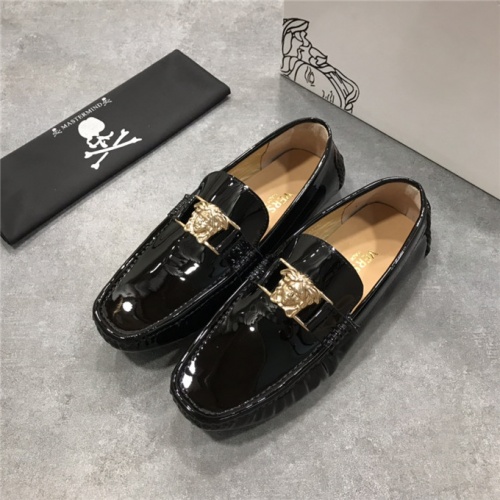 Cheap Ferragamo Leather Shoes For Men #521705 Replica Wholesale [$64.00 USD] [ITEM#521705] on Replica Salvatore Ferragamo Leather Shoes