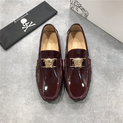 Cheap Ferragamo Leather Shoes For Men #521706 Replica Wholesale [$64.00 USD] [ITEM#521706] on Replica Salvatore Ferragamo Leather Shoes