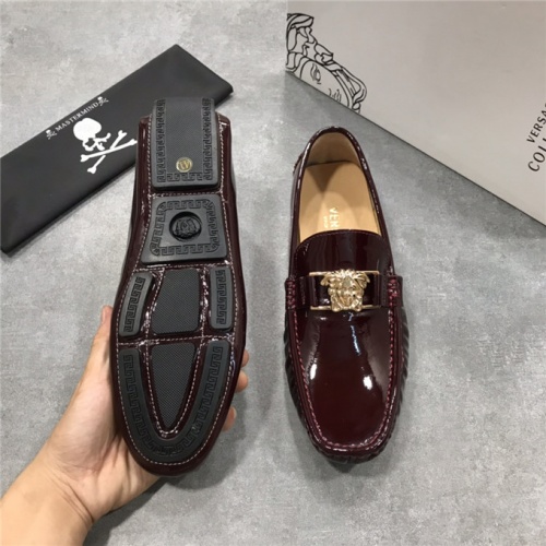Cheap Ferragamo Leather Shoes For Men #521706 Replica Wholesale [$64.00 USD] [ITEM#521706] on Replica Salvatore Ferragamo Leather Shoes