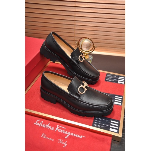 Cheap Ferragamo Leather Shoes For Men #521720 Replica Wholesale [$98.00 USD] [ITEM#521720] on Replica Salvatore Ferragamo Leather Shoes