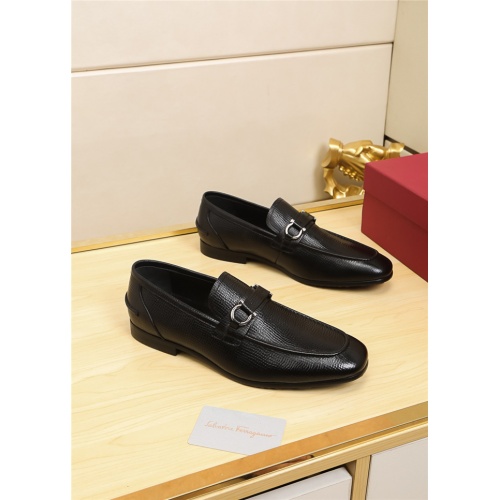 Cheap Ferragamo Leather Shoes For Men #521954 Replica Wholesale [$78.00 USD] [ITEM#521954] on Replica Salvatore Ferragamo Leather Shoes
