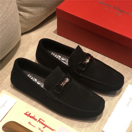 Cheap Ferragamo Leather Shoes For Men #521956 Replica Wholesale [$80.00 USD] [ITEM#521956] on Replica Salvatore Ferragamo Leather Shoes