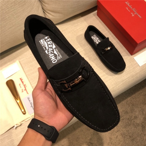 Cheap Ferragamo Leather Shoes For Men #521956 Replica Wholesale [$80.00 USD] [ITEM#521956] on Replica Salvatore Ferragamo Leather Shoes
