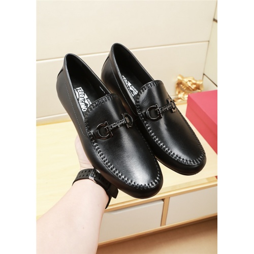 Cheap Ferragamo Leather Shoes For Men #521962 Replica Wholesale [$69.00 USD] [ITEM#521962] on Replica Salvatore Ferragamo Leather Shoes