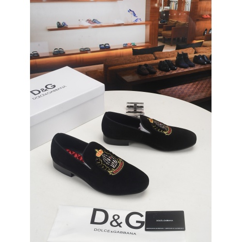Cheap Dolce &amp; Gabbana D&amp;G Leather Shoes For Men #522732 Replica Wholesale [$72.00 USD] [ITEM#522732] on Replica Dolce &amp; Gabbana D&amp;G Leather Shoes