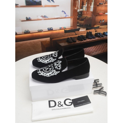 Cheap Dolce &amp; Gabbana D&amp;G Leather Shoes For Men #522735 Replica Wholesale [$72.00 USD] [ITEM#522735] on Replica Dolce &amp; Gabbana D&amp;G Leather Shoes