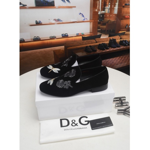 Cheap Dolce &amp; Gabbana D&amp;G Leather Shoes For Men #522736 Replica Wholesale [$72.00 USD] [ITEM#522736] on Replica Dolce &amp; Gabbana D&amp;G Leather Shoes
