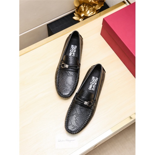 Cheap Salvatore Ferragamo Leather Shoes For Men #523014 Replica Wholesale [$68.00 USD] [ITEM#523014] on Replica Salvatore Ferragamo Leather Shoes