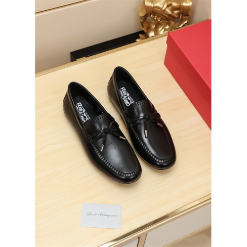 Cheap Salvatore Ferragamo Leather Shoes For Men #523015 Replica Wholesale [$68.00 USD] [ITEM#523015] on Replica Salvatore Ferragamo Leather Shoes