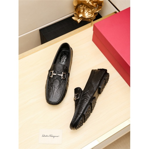Cheap Salvatore Ferragamo Leather Shoes For Men #523021 Replica Wholesale [$68.00 USD] [ITEM#523021] on Replica Salvatore Ferragamo Leather Shoes