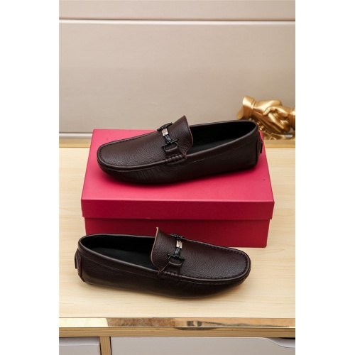 Cheap Salvatore Ferragamo Leather Shoes For Men #523022 Replica Wholesale [$68.00 USD] [ITEM#523022] on Replica Salvatore Ferragamo Leather Shoes