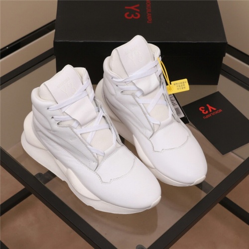 Cheap Y-3 High Tops Shoes For Men #523272 Replica Wholesale [$96.00 USD] [ITEM#523272] on Replica Y-3 High Tops Shoes