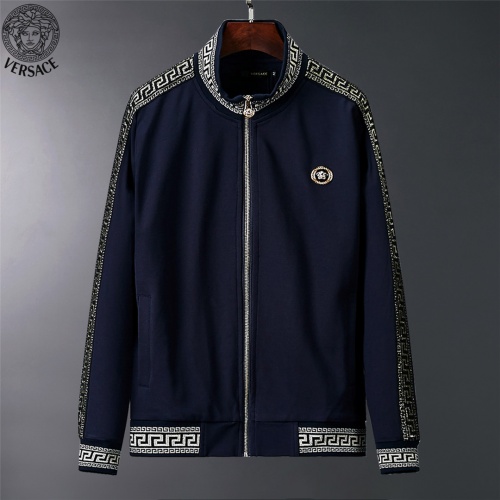 Cheap Versace Tracksuits Long Sleeved For Men #523415 Replica Wholesale [$98.00 USD] [ITEM#523415] on Replica Versace Tracksuits