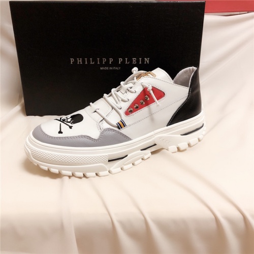 Cheap Philipp Plein Shoes For Men #523698 Replica Wholesale [$82.00 USD] [ITEM#523698] on Replica Philipp Plein PP Casual Shoes