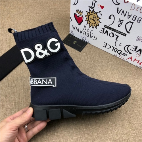 Cheap Dolce &amp; Gabbana D&amp;G Boots For Men #524193 Replica Wholesale [$76.00 USD] [ITEM#524193] on Replica Dolce &amp; Gabbana D&amp;G Boots