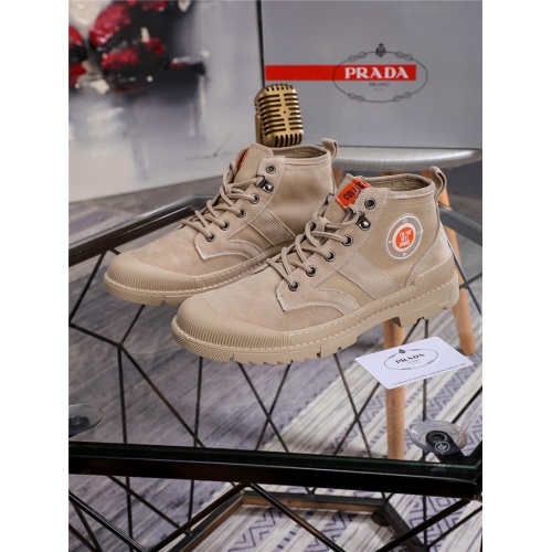 Cheap Prada Boots For Men #524427 Replica Wholesale [$76.00 USD] [ITEM#524427] on Replica Prada Boots