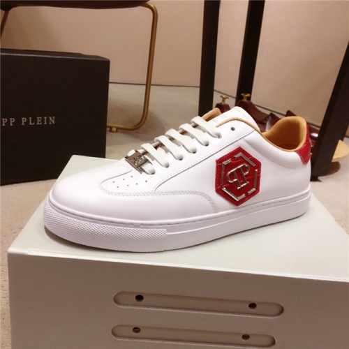 Cheap Philipp Plein Shoes For Men #524488 Replica Wholesale [$80.00 USD] [ITEM#524488] on Replica Philipp Plein PP Casual Shoes