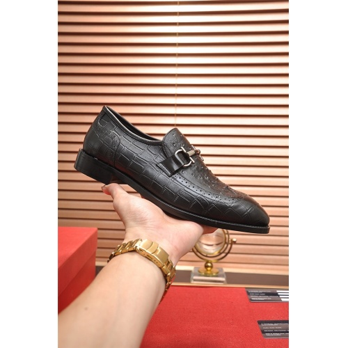 Cheap Ferragamo Leather Shoes For Men #524564 Replica Wholesale [$85.00 USD] [ITEM#524564] on Replica Salvatore Ferragamo Leather Shoes