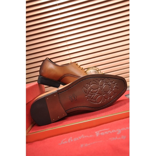 Cheap Ferragamo Leather Shoes For Men #524570 Replica Wholesale [$85.00 USD] [ITEM#524570] on Replica Salvatore Ferragamo Leather Shoes