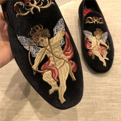 Cheap Dolce &amp; Gabbana D&amp;G Leather Shoes For Men #524584 Replica Wholesale [$76.00 USD] [ITEM#524584] on Replica Dolce &amp; Gabbana D&amp;G Leather Shoes