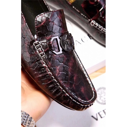 Cheap Versace Fashion Shoes For Men #524594 Replica Wholesale [$72.00 USD] [ITEM#524594] on Replica Versace Flat Shoes