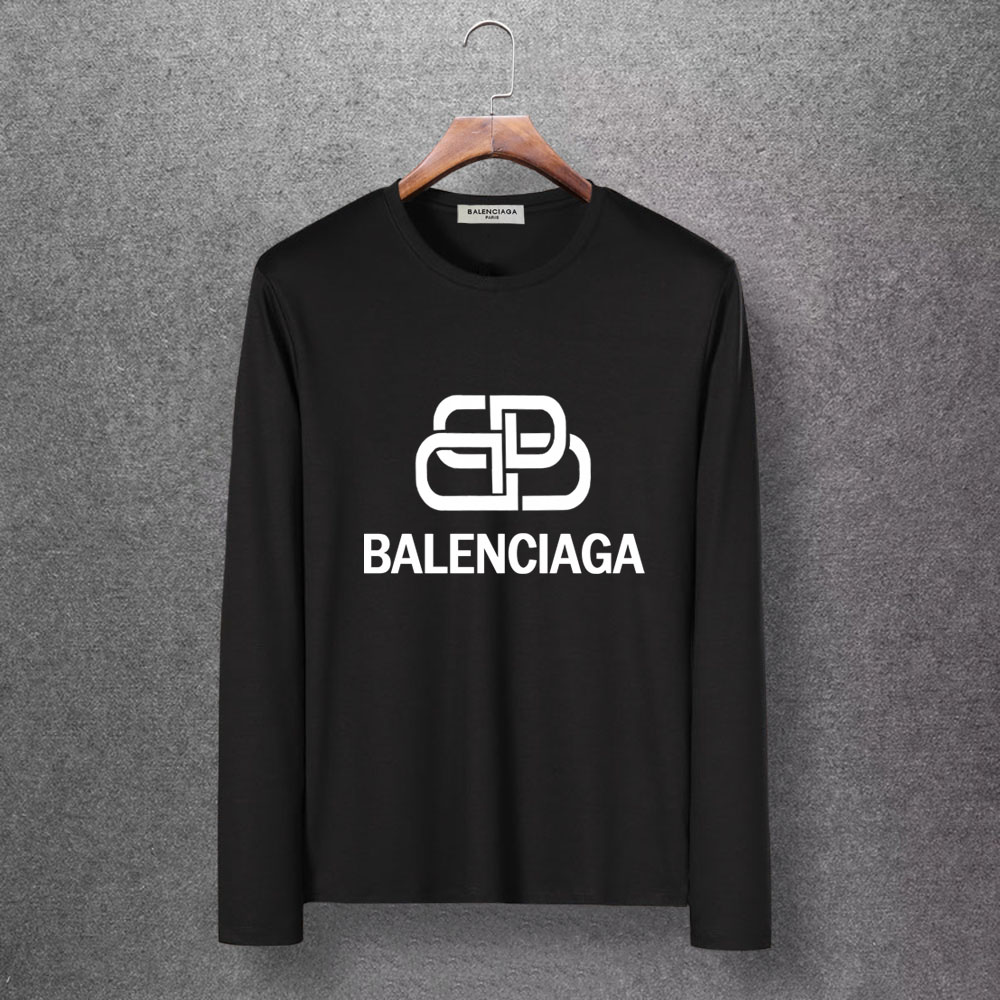 Cheap Balenciaga T-Shirts Long Sleeved O-Neck For Men #520227 Replica