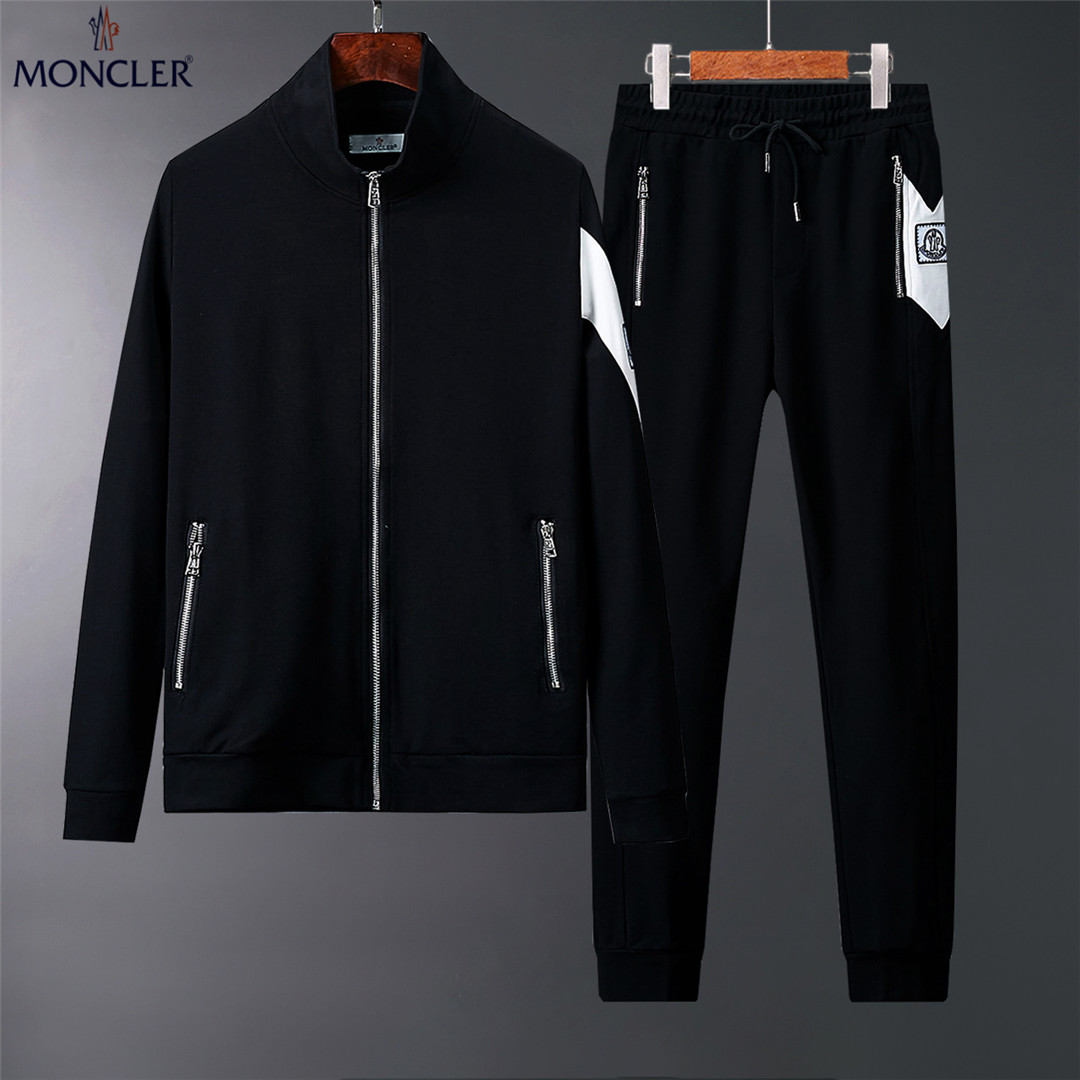 Cheap Moncler Tracksuits Long Sleeved Zipper For Men #523424 Replica ...