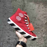 Cheap OFF-White High Tops Shoes For Men #519738 Replica Wholesale [$80.00 USD] [ITEM#519738] on Replica OFF-White Shoes