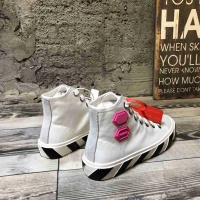 Cheap OFF-White High Tops Shoes For Women #519761 Replica Wholesale [$76.00 USD] [ITEM#519761] on Replica OFF-White Shoes