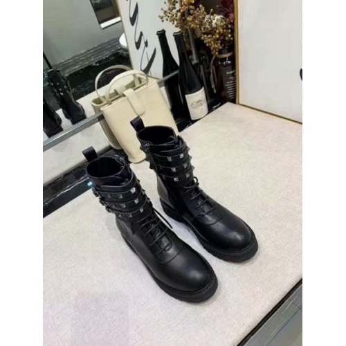 Cheap Valentino Boots For Women #525556 Replica Wholesale [$98.00 USD] [ITEM#525556] on Replica Valentino Boots