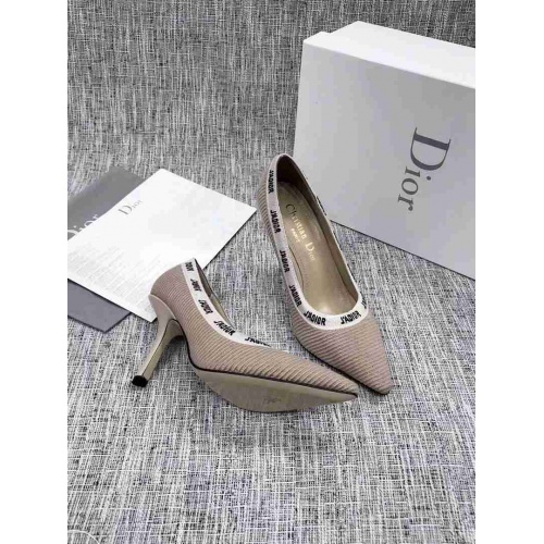 Cheap Christian Dior High-Heeled Shoes For Women #525634 Replica Wholesale [$112.00 USD] [ITEM#525634] on Replica Christian Dior High-Heeled Shoes