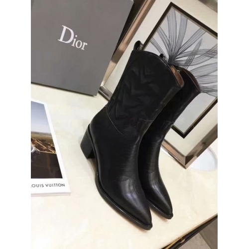 Cheap Christian Dior Boots For Women #525673 Replica Wholesale [$102.00 USD] [ITEM#525673] on Replica Christian Dior Boots