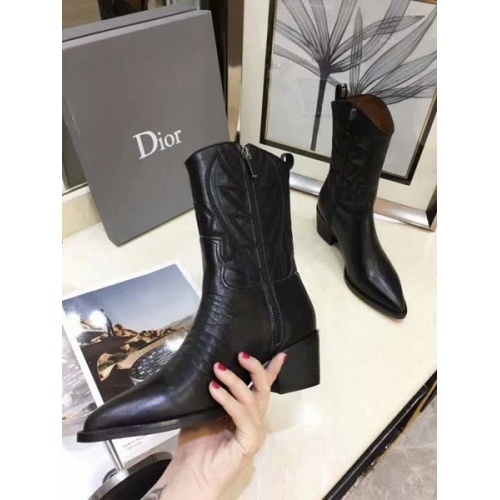 Cheap Christian Dior Boots For Women #525673 Replica Wholesale [$102.00 USD] [ITEM#525673] on Replica Christian Dior Boots