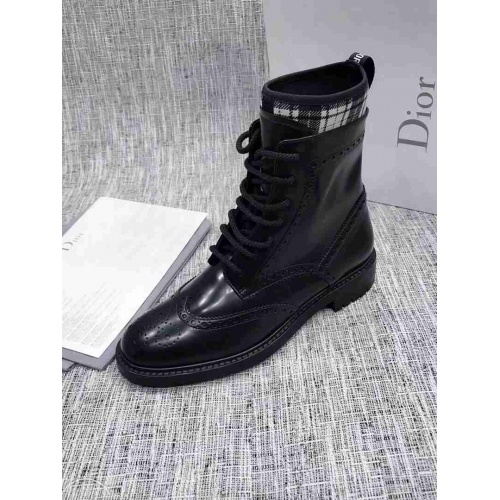 Cheap Christian Dior Boots For Women #525675 Replica Wholesale [$150.00 USD] [ITEM#525675] on Replica Christian Dior Boots
