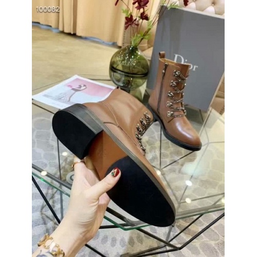 Cheap Christian Dior Boots For Women #525679 Replica Wholesale [$100.00 USD] [ITEM#525679] on Replica Christian Dior Boots