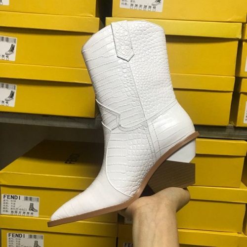 Cheap Fendi Fashion Boots For Women #525682 Replica Wholesale [$115.00 USD] [ITEM#525682] on Replica Fendi Fashion Boots